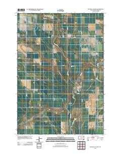 Glendale Colony South Dakota Historical topographic map, 1:24000 scale, 7.5 X 7.5 Minute, Year 2012