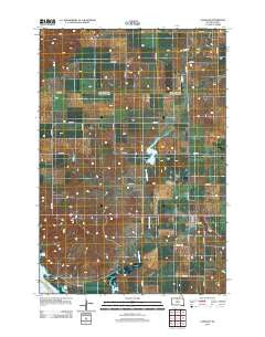 Glenham South Dakota Historical topographic map, 1:24000 scale, 7.5 X 7.5 Minute, Year 2012