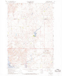 Glenham South Dakota Historical topographic map, 1:24000 scale, 7.5 X 7.5 Minute, Year 1967