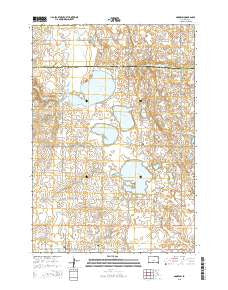 Goodwin South Dakota Current topographic map, 1:24000 scale, 7.5 X 7.5 Minute, Year 2015