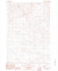 Grandmas Butte South Dakota Historical topographic map, 1:24000 scale, 7.5 X 7.5 Minute, Year 1983