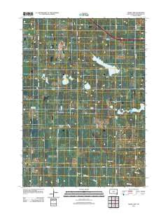 Grass Lake South Dakota Historical topographic map, 1:24000 scale, 7.5 X 7.5 Minute, Year 2012