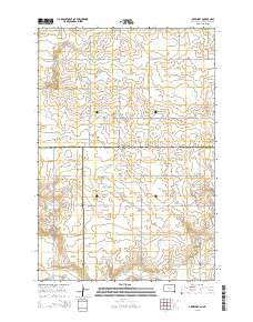 Greenway South Dakota Current topographic map, 1:24000 scale, 7.5 X 7.5 Minute, Year 2015