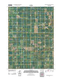 Greenwood Colony South Dakota Historical topographic map, 1:24000 scale, 7.5 X 7.5 Minute, Year 2012
