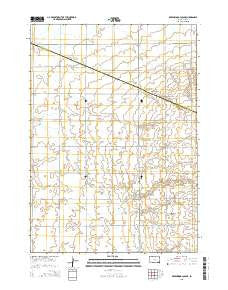 Greenwood Colony South Dakota Current topographic map, 1:24000 scale, 7.5 X 7.5 Minute, Year 2015