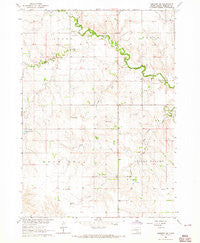 Gregory SE South Dakota Historical topographic map, 1:24000 scale, 7.5 X 7.5 Minute, Year 1964