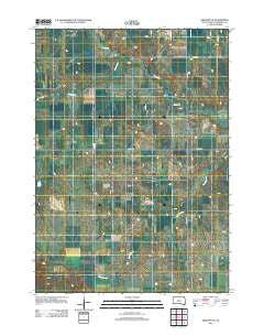 Gregory SE South Dakota Historical topographic map, 1:24000 scale, 7.5 X 7.5 Minute, Year 2012