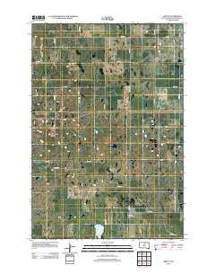 Gretna South Dakota Historical topographic map, 1:24000 scale, 7.5 X 7.5 Minute, Year 2012