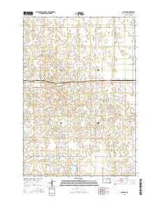 Gretna South Dakota Current topographic map, 1:24000 scale, 7.5 X 7.5 Minute, Year 2015