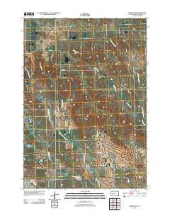 Grindstone South Dakota Historical topographic map, 1:24000 scale, 7.5 X 7.5 Minute, Year 2012