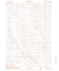 Grindstone Butte South Dakota Historical topographic map, 1:24000 scale, 7.5 X 7.5 Minute, Year 1983