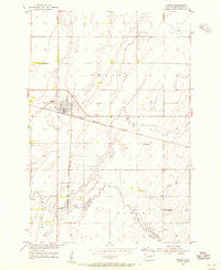 Groton South Dakota Historical topographic map, 1:24000 scale, 7.5 X 7.5 Minute, Year 1954