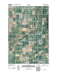 Groton SW South Dakota Historical topographic map, 1:24000 scale, 7.5 X 7.5 Minute, Year 2012