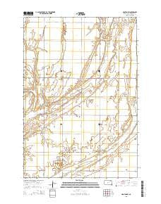 Groton SW South Dakota Current topographic map, 1:24000 scale, 7.5 X 7.5 Minute, Year 2015
