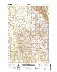 Gustave South Dakota Current topographic map, 1:24000 scale, 7.5 X 7.5 Minute, Year 2015
