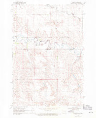 Haley North Dakota Historical topographic map, 1:24000 scale, 7.5 X 7.5 Minute, Year 1968