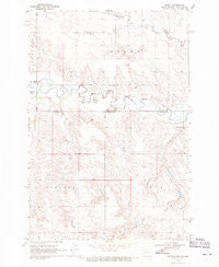 Haley North Dakota Historical topographic map, 1:24000 scale, 7.5 X 7.5 Minute, Year 1968