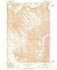 Hamill NE South Dakota Historical topographic map, 1:24000 scale, 7.5 X 7.5 Minute, Year 1952