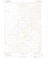 Hamill SE South Dakota Historical topographic map, 1:24000 scale, 7.5 X 7.5 Minute, Year 1971