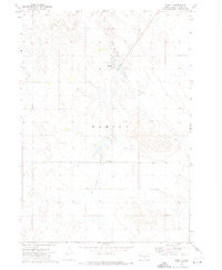 Hamill South Dakota Historical topographic map, 1:24000 scale, 7.5 X 7.5 Minute, Year 1971