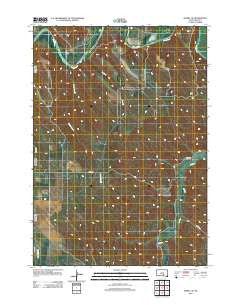 Hamill NE South Dakota Historical topographic map, 1:24000 scale, 7.5 X 7.5 Minute, Year 2012