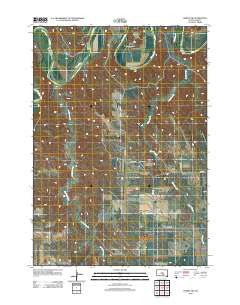 Hamill NW South Dakota Historical topographic map, 1:24000 scale, 7.5 X 7.5 Minute, Year 2012