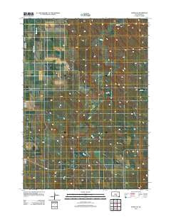 Hamill SE South Dakota Historical topographic map, 1:24000 scale, 7.5 X 7.5 Minute, Year 2012