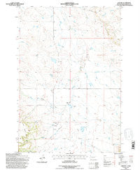 Harding South Dakota Historical topographic map, 1:24000 scale, 7.5 X 7.5 Minute, Year 1993
