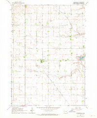 Harrisburg South Dakota Historical topographic map, 1:24000 scale, 7.5 X 7.5 Minute, Year 1962