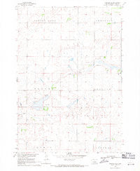 Harrold NE South Dakota Historical topographic map, 1:24000 scale, 7.5 X 7.5 Minute, Year 1968