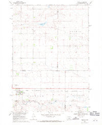 Harrold South Dakota Historical topographic map, 1:24000 scale, 7.5 X 7.5 Minute, Year 1968
