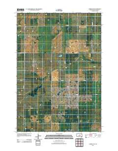 Harrold NE South Dakota Historical topographic map, 1:24000 scale, 7.5 X 7.5 Minute, Year 2012