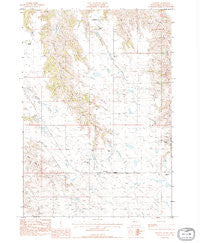 Hartley South Dakota Historical topographic map, 1:24000 scale, 7.5 X 7.5 Minute, Year 1983