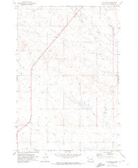 Hay Creek South Dakota Historical topographic map, 1:24000 scale, 7.5 X 7.5 Minute, Year 1971