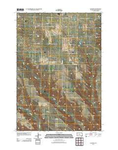 Haydraw South Dakota Historical topographic map, 1:24000 scale, 7.5 X 7.5 Minute, Year 2012