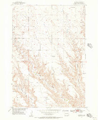 Haydraw South Dakota Historical topographic map, 1:24000 scale, 7.5 X 7.5 Minute, Year 1954