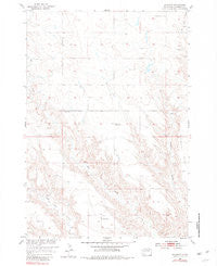 Haydraw South Dakota Historical topographic map, 1:24000 scale, 7.5 X 7.5 Minute, Year 1954