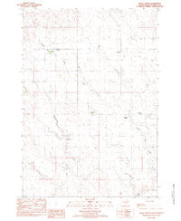 Hayes North South Dakota Historical topographic map, 1:24000 scale, 7.5 X 7.5 Minute, Year 1983