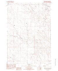 Hayes South South Dakota Historical topographic map, 1:24000 scale, 7.5 X 7.5 Minute, Year 1982