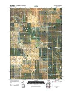Hayes North South Dakota Historical topographic map, 1:24000 scale, 7.5 X 7.5 Minute, Year 2012