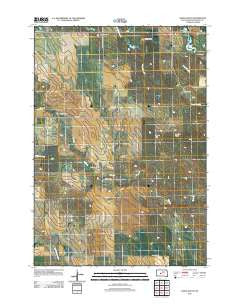 Hayes South South Dakota Historical topographic map, 1:24000 scale, 7.5 X 7.5 Minute, Year 2012