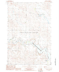 Haynes SE South Dakota Historical topographic map, 1:24000 scale, 7.5 X 7.5 Minute, Year 1983