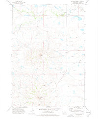 Haystack Butte South Dakota Historical topographic map, 1:24000 scale, 7.5 X 7.5 Minute, Year 1973