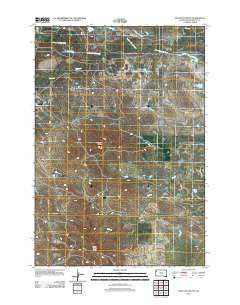 Haystack Butte South Dakota Historical topographic map, 1:24000 scale, 7.5 X 7.5 Minute, Year 2012