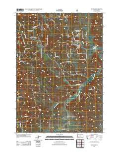 Hayward South Dakota Historical topographic map, 1:24000 scale, 7.5 X 7.5 Minute, Year 2012