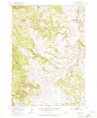 Hayward South Dakota Historical topographic map, 1:24000 scale, 7.5 X 7.5 Minute, Year 1954