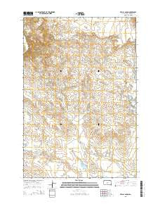 Hells Canyon South Dakota Current topographic map, 1:24000 scale, 7.5 X 7.5 Minute, Year 2015