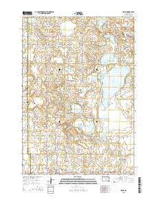 Henry South Dakota Current topographic map, 1:24000 scale, 7.5 X 7.5 Minute, Year 2015