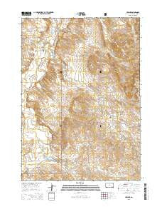 Heppner South Dakota Current topographic map, 1:24000 scale, 7.5 X 7.5 Minute, Year 2015