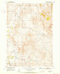 Heppner South Dakota Historical topographic map, 1:24000 scale, 7.5 X 7.5 Minute, Year 1950